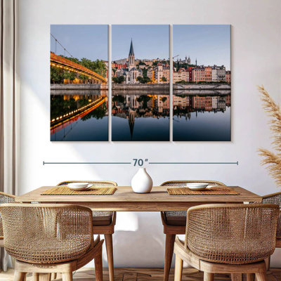 Lyon By Saone River