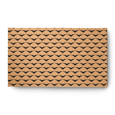 Tapis rectangulaire rectangulaire en chenille tissé à la machine Deondry