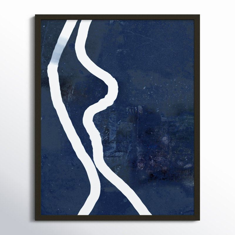 White Rope 2 Painting by Jacques Pilon, Black, 30" H x 24" W