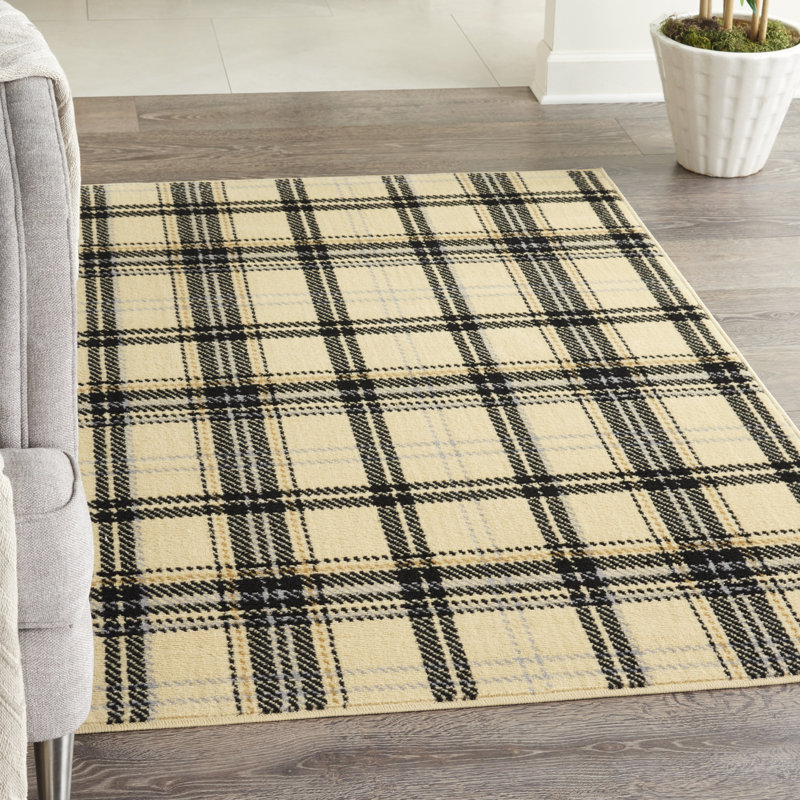 Tapis crème Bo Rustic Farmhouse, Rectangle 3 pi 9 po x 5 pi 9 po