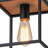 Industrial 1-Light Square Cage Pendant