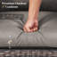 Ensemble de chaises de patio de luxe - Ensemble de 2 chaises de patio en osier toutes saisons et chaise berçante pivotante à dossier haut pour terrasse et osier gris près de la piscine-92686709-92686711