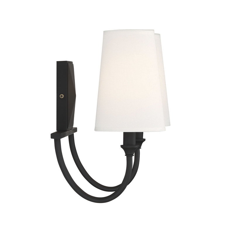 Alata 2 Light Dimmable Vanity Light, Matte Black