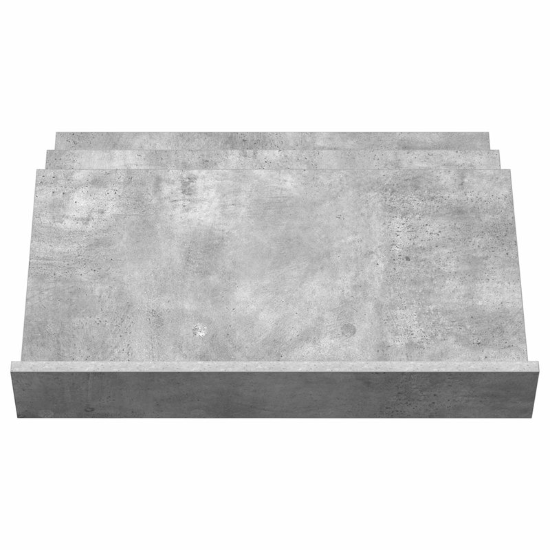 Wood Free Standing Magazine Rack, Grey