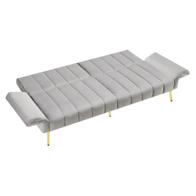 2 Seater Velvet Sofa Bed