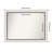 Ellie Non-Beveled Framed Wall Mirror-120328080-120328081
