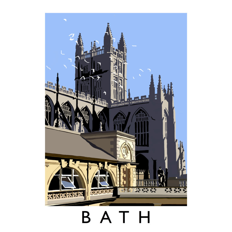 Bath 1 by Richard O'Neil - Print, No Frame, 40 cm H x 30 cm W x 1 cm D