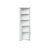 RiverRidge Somerset Tall Corner Bathroom Cabinet Storage Organizer with Doors and an Adjustable Shelf - White