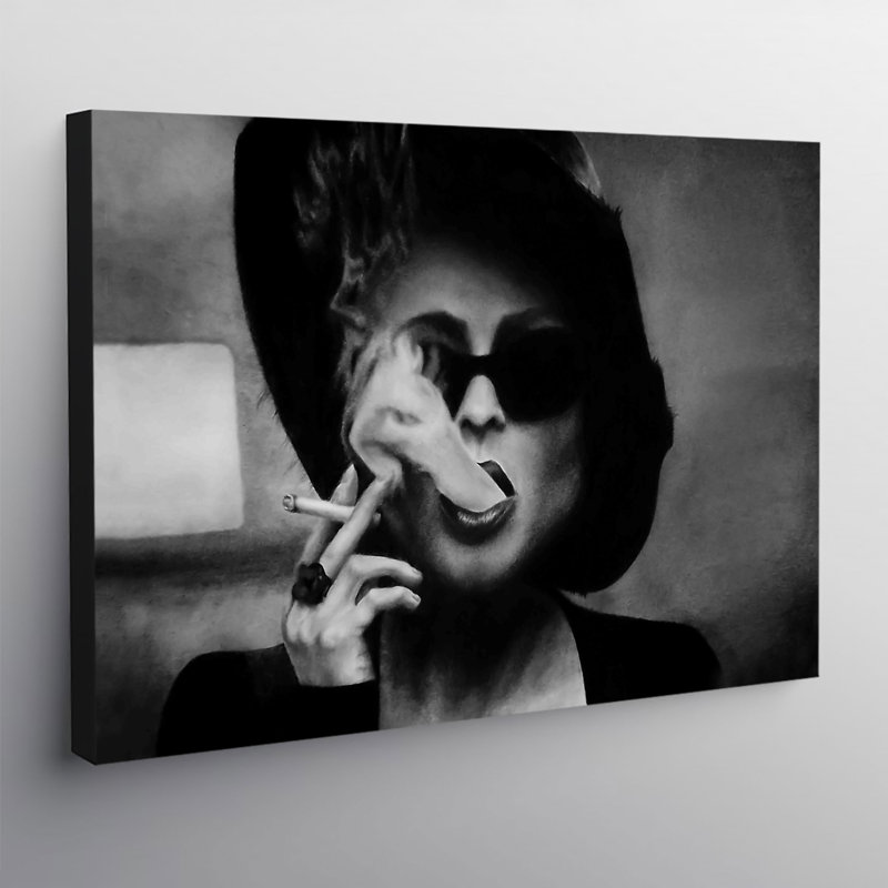 Marla Singer Fight Club Film - Wrapped Canvas Print, 31cm H x 41cm W x 4cm D