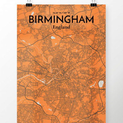 " Birmingham City Map "