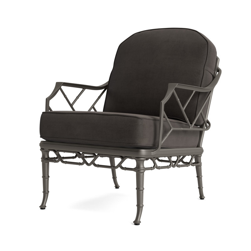 Calcutta Outdoor Lounge Chair, Mica, Fusion Charcoal