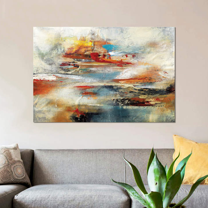 «Tesiturno II», impression sur toile, H 18 po x l 26 po x P 1,5 po, Toile tendue, Pas de tapis