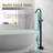 Marina Single Lever Handle Freestanding Floor Mounted Tub Filler with Handshower-106451101