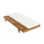 Ensemble de chaises longues avec coussins de salon résistants à l'eau (crème et 4 pouces d'épaisseur), espace disponible d'un côté-1102893903