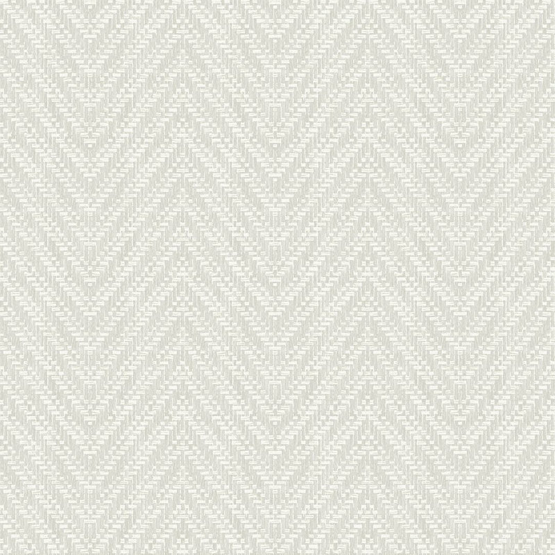 Chevron Wallpaper Double Roll, Silver