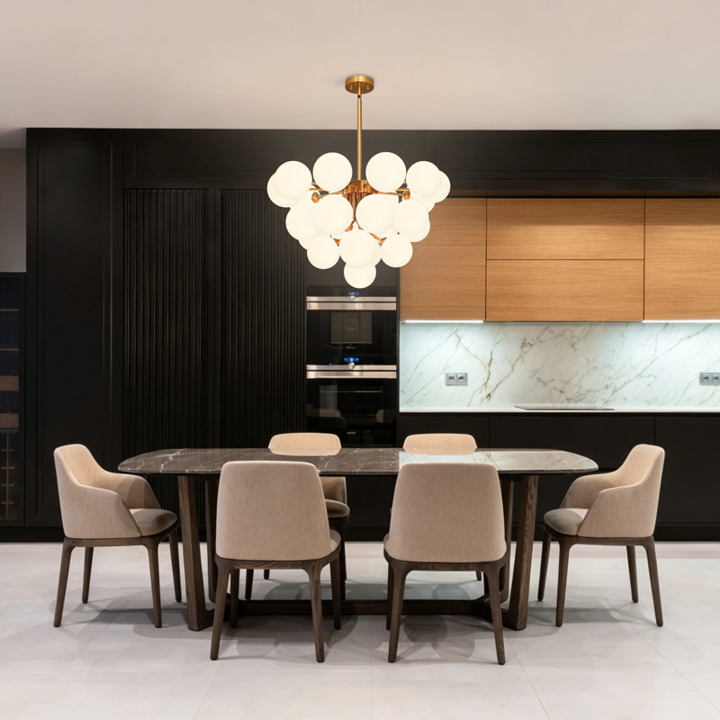 Lustre moderne 23 lumières Spoutnik