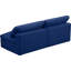 Canapé modulaire confortable en velours sans accoudoirs avec coussins réversibles 78 po-811190200