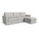 Flex 103'' Upholstered Modular Sofa with Storage Ottoman
