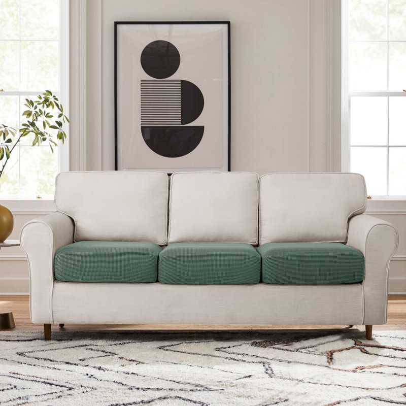 Housse de coussin texturée, Cyan foncé