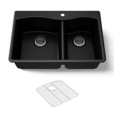 Kennon Neoroc 33" L x 22" W Dual Mount Kitchen Sink
