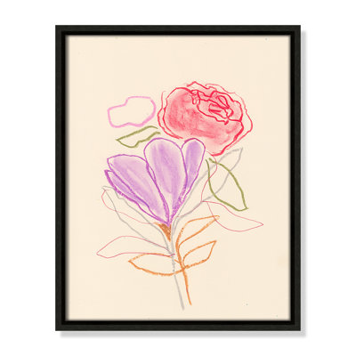 Simple Floral III Print by Bea Dina