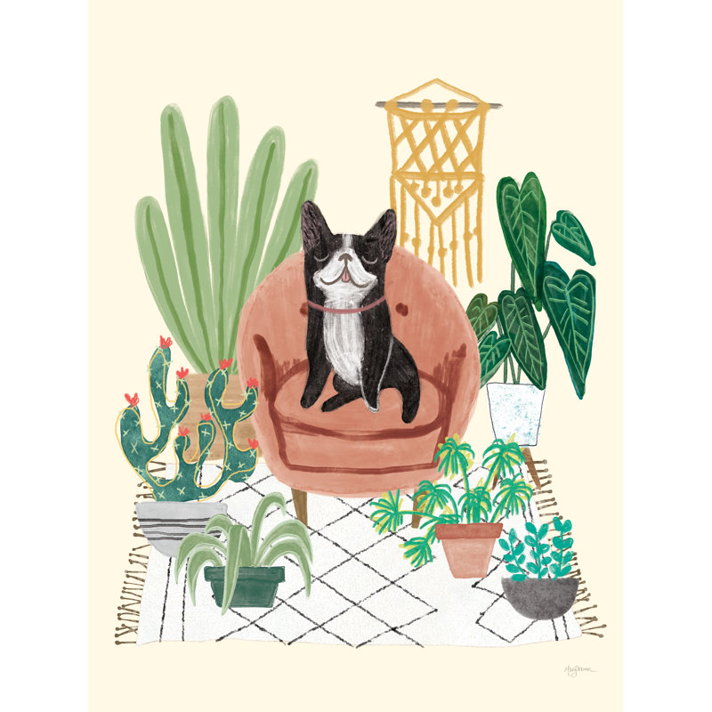 Urban Jungle Dogs V par Mary Urban, H 16 po x l 12 po