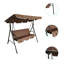 Banc oscillant en métal Khloee-1377114694