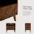 Iasiah 24"W Mid-Century Modern Nightstand with Charging Station and Hidden Drawer-108805291