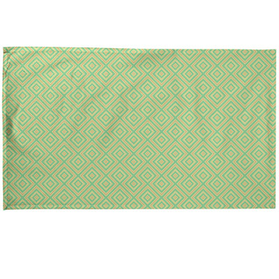 Serviette de thé carrée en treillis