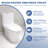 1-Piece 1.1/1.6 GPF Water-Efficient Dual-Flush Elongated Standard-Size Toilet With Soft Closing Seat, Glassy White-122433441
