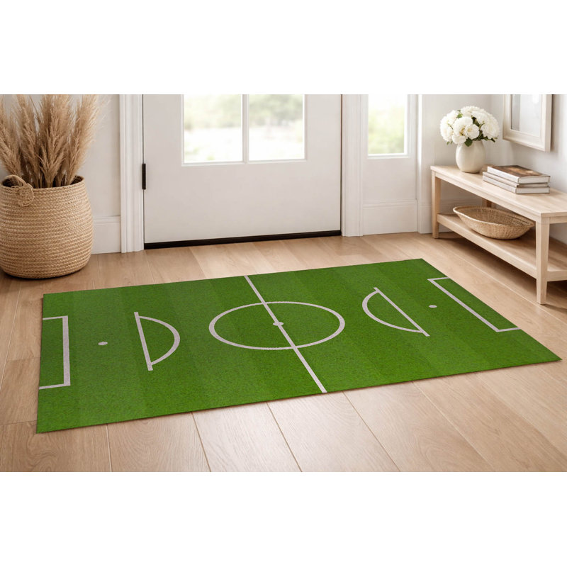 Paillasson Soccer, L 60 po x L 84 po, Vert