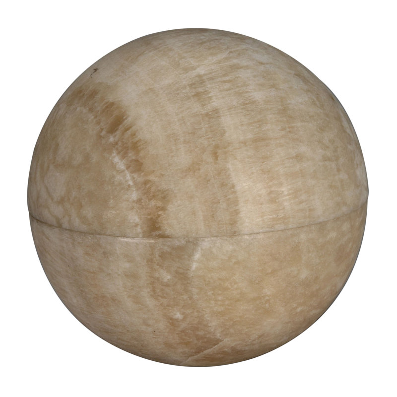 Onyx Table Lamp, 15" H x 15" W x 15" D