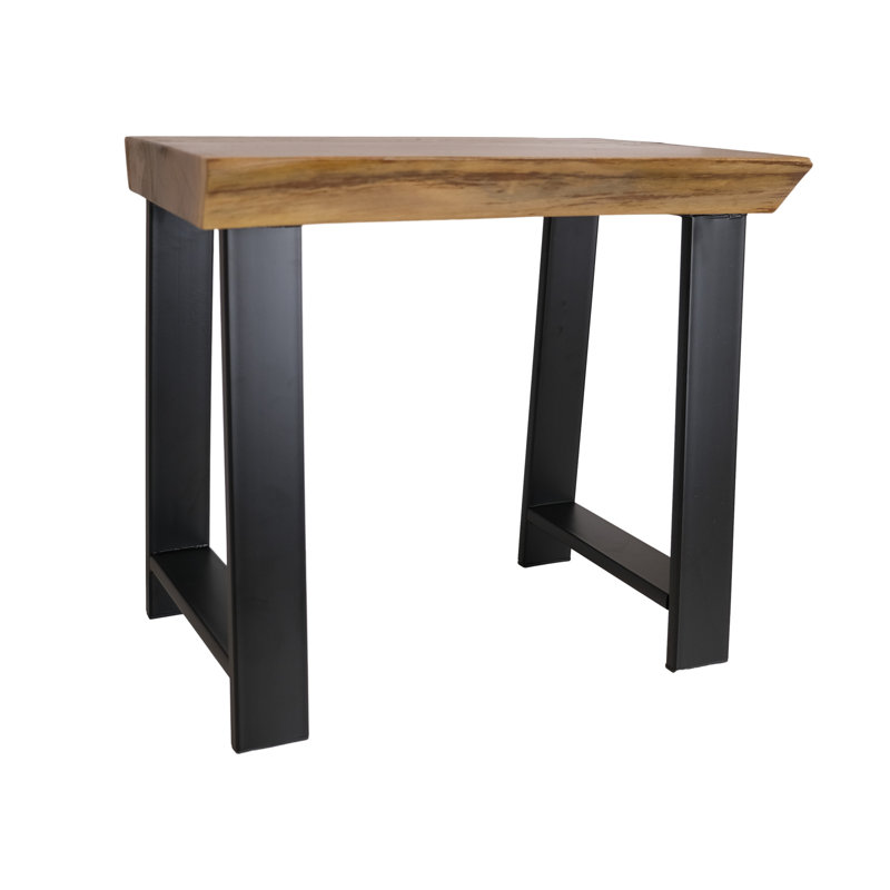 Solid Wood Bench, 45.7cm H x 49.5cm W x 35.1cm D