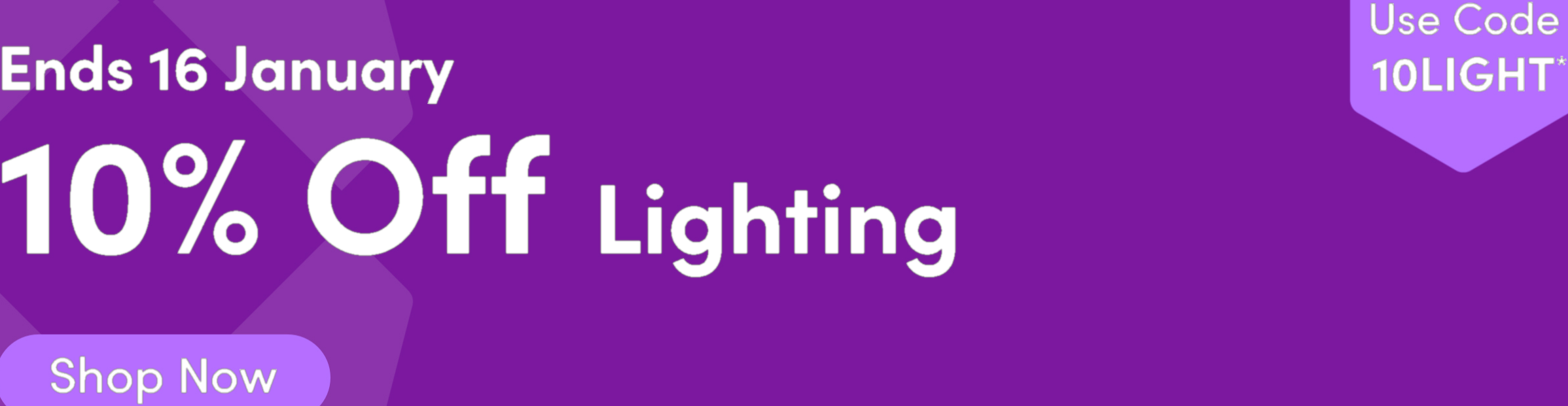 10% off Lighting
