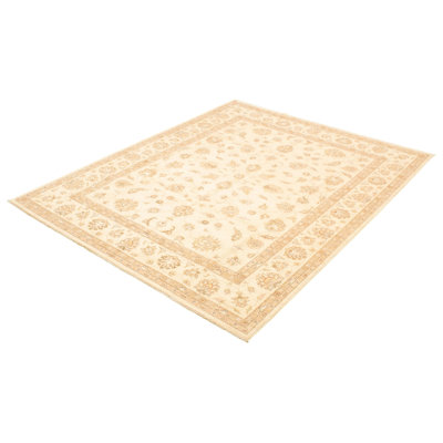 Denkevitz One-of-a-Kind 8'0" X 10'0" New Age Wool Area Rug in Ivory