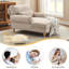 Chaise longue rembourrée avec dossier réglable Davene-739271322