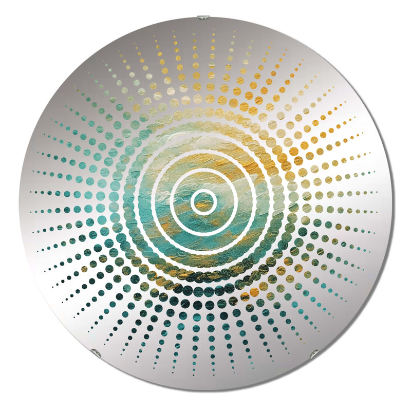 Coventina - Miroir mural Sun Circles, 31,4 po x 31,4 po
