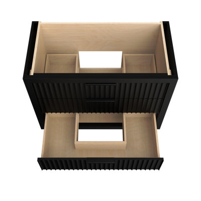Lecrieú Three-Drawer Single Bath Vanity