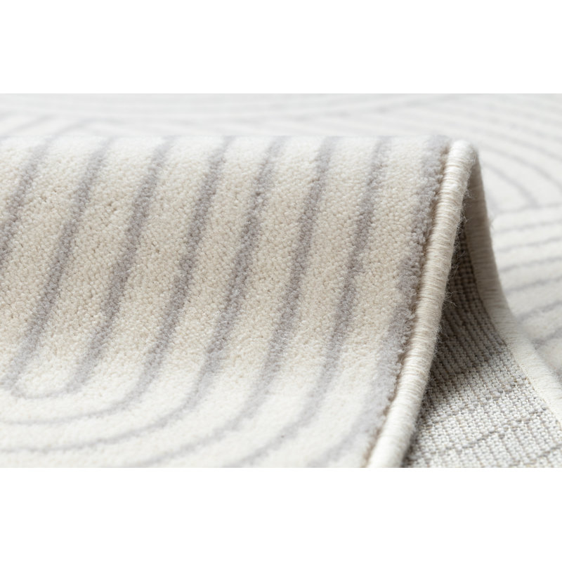 Cheni Geometric Wool Area Rug, Rectangle 240 x 340cm