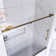 60 In. W X 60 In. H Frameless Sliding Bath Door