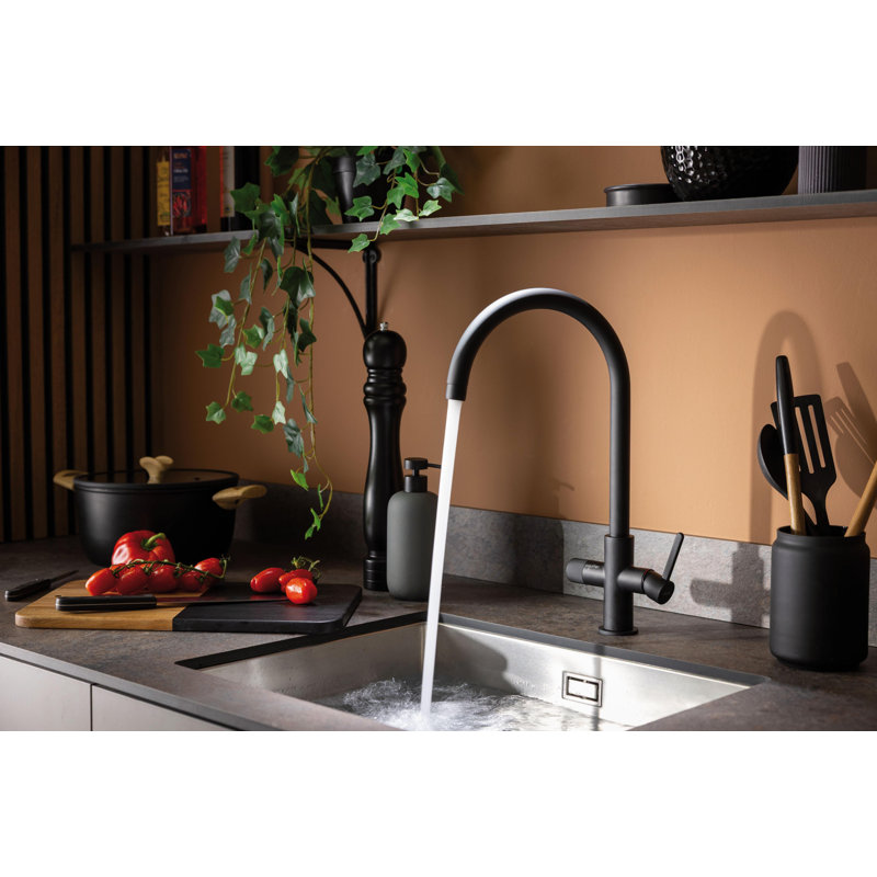 Abode Designs Puria Kitchen Faucet, Matt Black