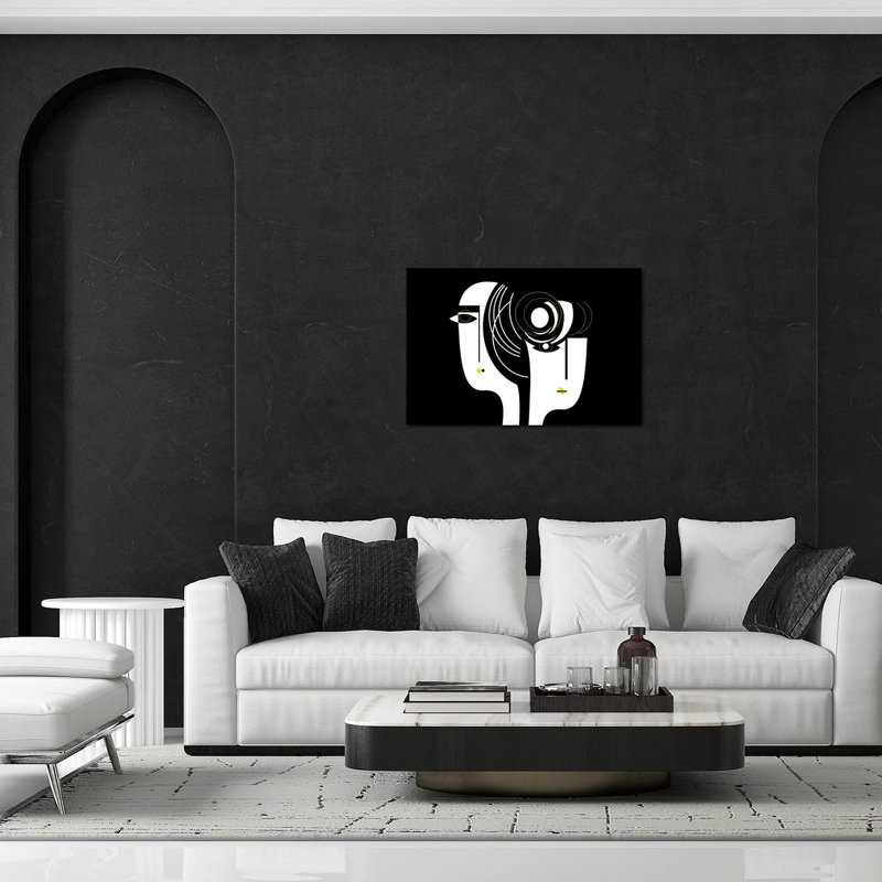 «The Couple» par Soul Curry - impression non encadrée, H 16 po x l 24 po x P 0,25 po