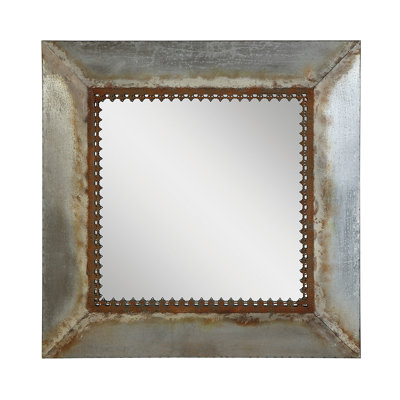 Metal Flat Wall Mirror