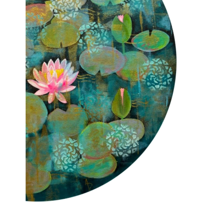 Nénuphars | Acrylique sur toile | Par Amita Dand | Décoration murale