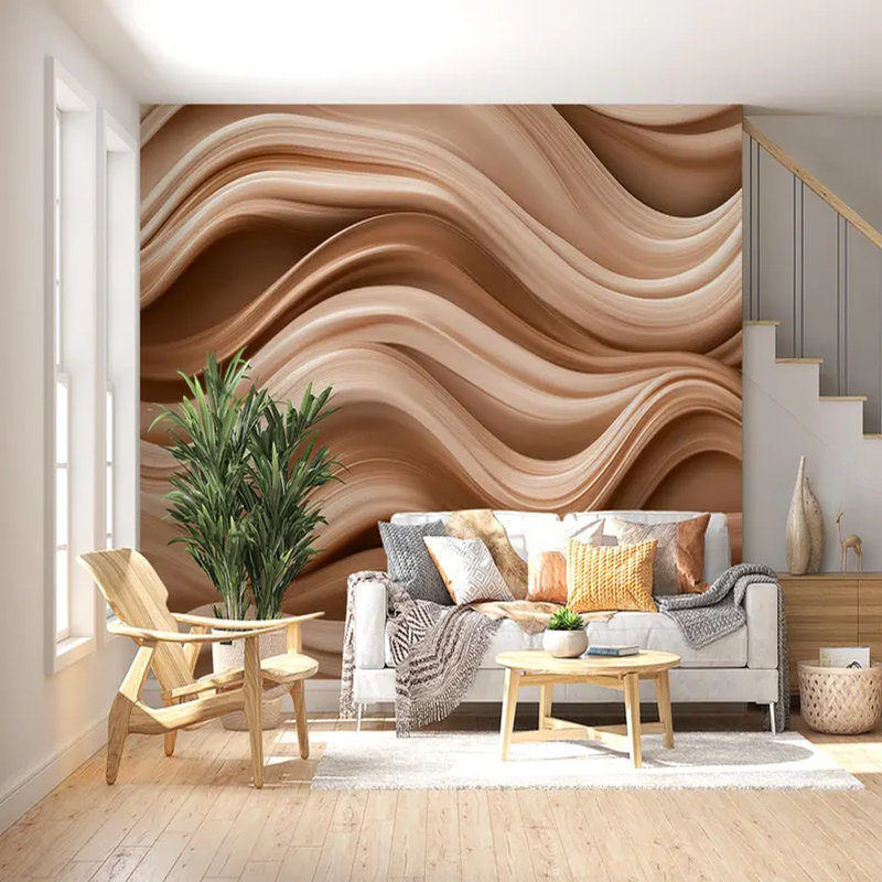 Caramel Flow Texture, 105.96" L x 138" W