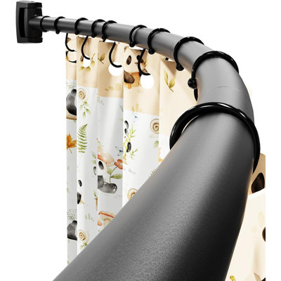 75cm Curved Wall Shower Curtain Pole