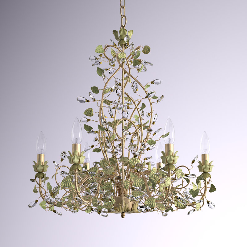 Noran 6 - Light Dimmable Empire Chandelier