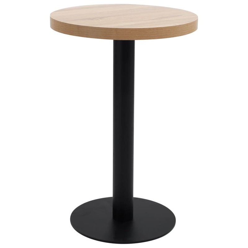 Anael Round Dining Table, H75 x L50 x W50cm, Light Brown
