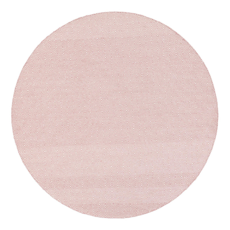 Traetyn Flatweave Wool Indoor Rug, Round 7'10"