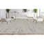 Tapis gris foncé noué à la main de haute qualité